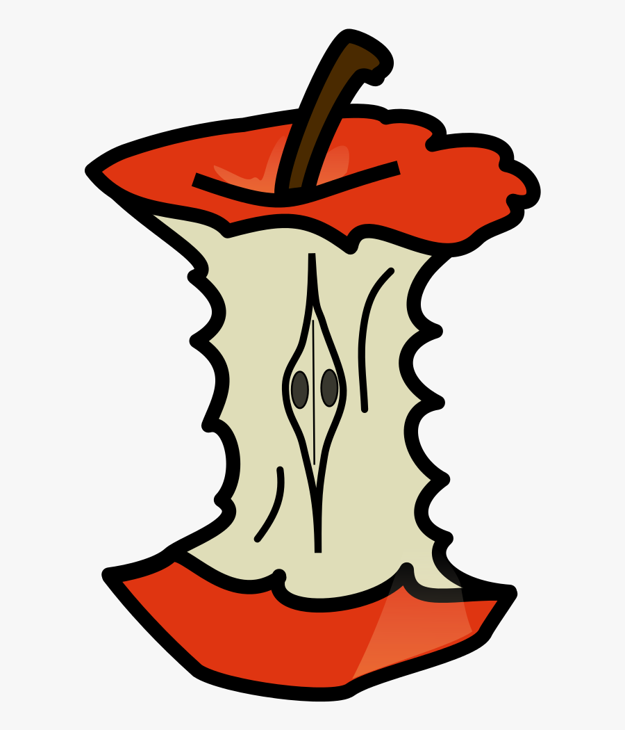 Apple Core Clip Art - Apple Core Clipart, Transparent Clipart