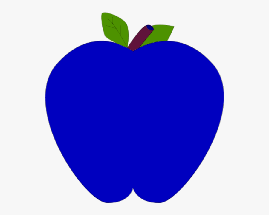 Transparent Apple Clip Art Png - Apple Blue Clip Art, Transparent Clipart