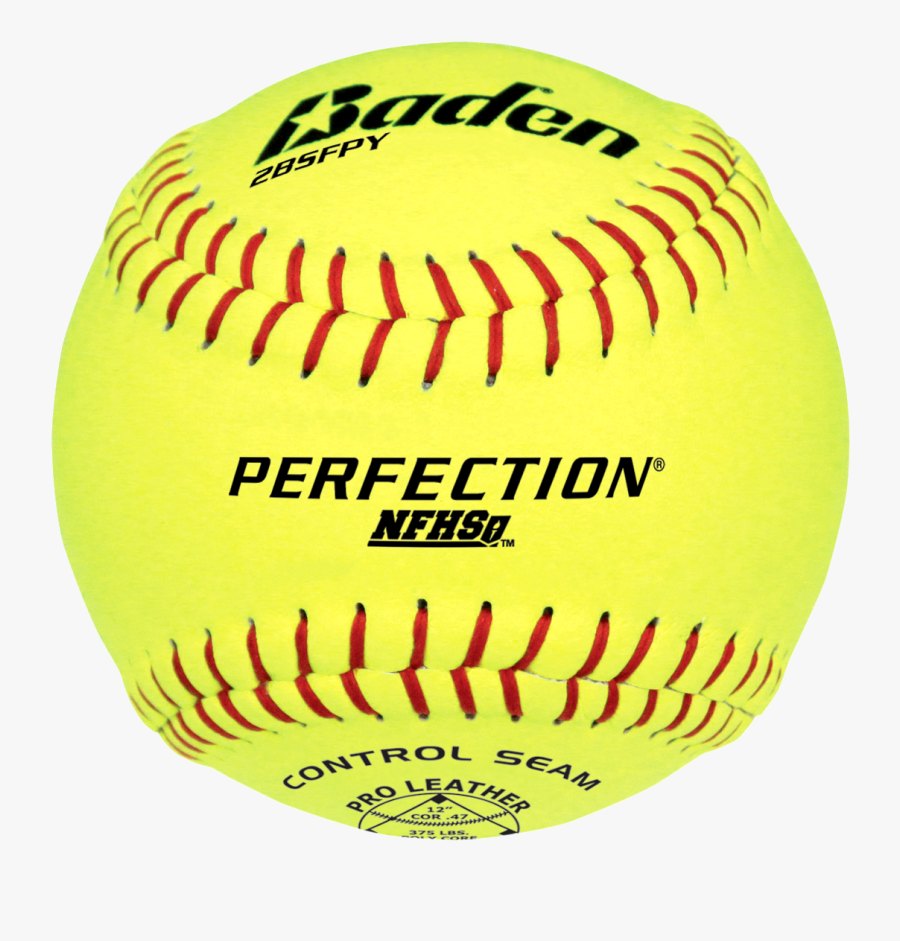 Blue Softball, Transparent Clipart
