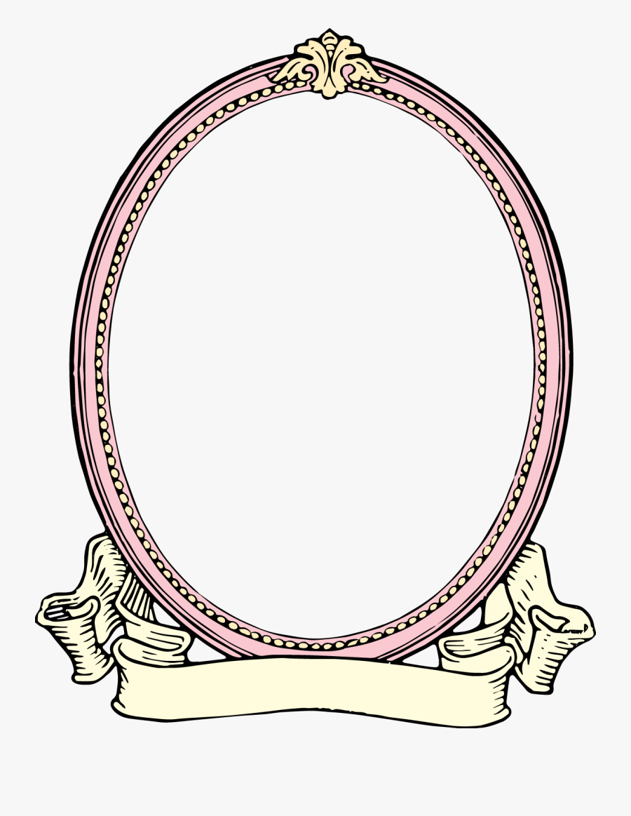 Vintage Oval Frame Png, Transparent Clipart