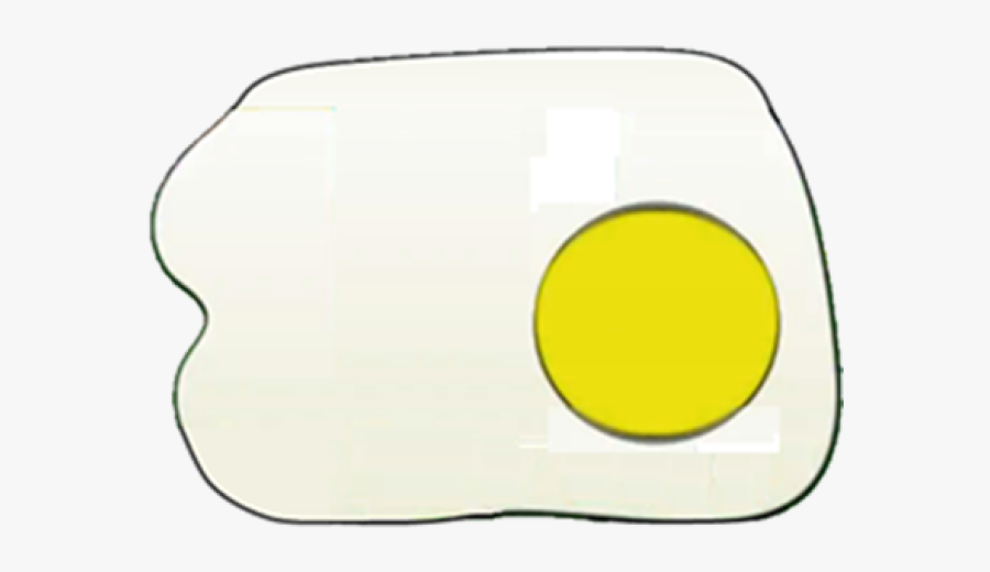 Fried Egg Clipart Sketch - Circle, Transparent Clipart