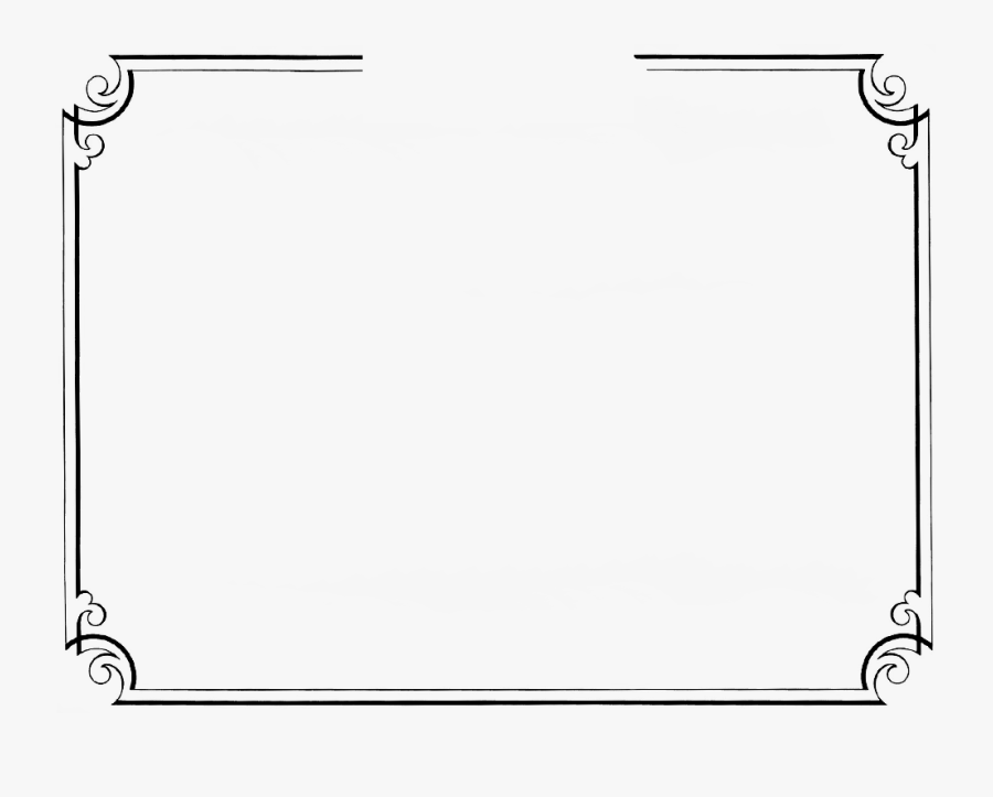 Download Vintage Frame Png Clipart - Transparent Background Vintage Borders Png, Transparent Clipart
