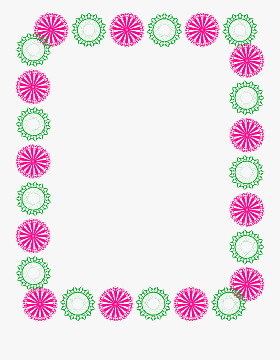 Transparent Pink Borders Png - Valentines Day Border Clipart, Transparent Clipart