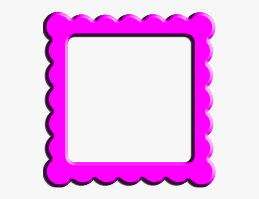 Clipart Frame Simple - Pink Picture Frames Clipart, Transparent Clipart