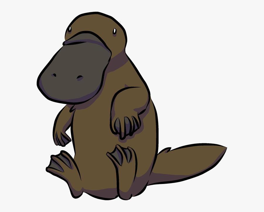 - Beaver Clipart , Png Download - Tranh Vẽ Con Thú Mỏ Vịt, Transparent Clipart
