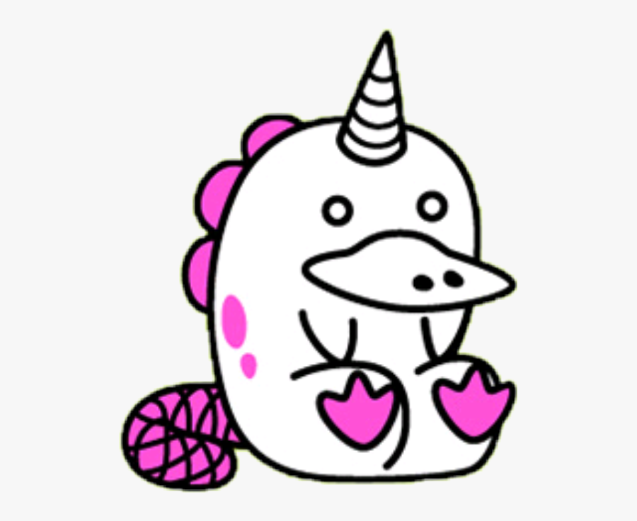 Platypus Clipart Unicorn - Unicorn Platypus, Transparent Clipart