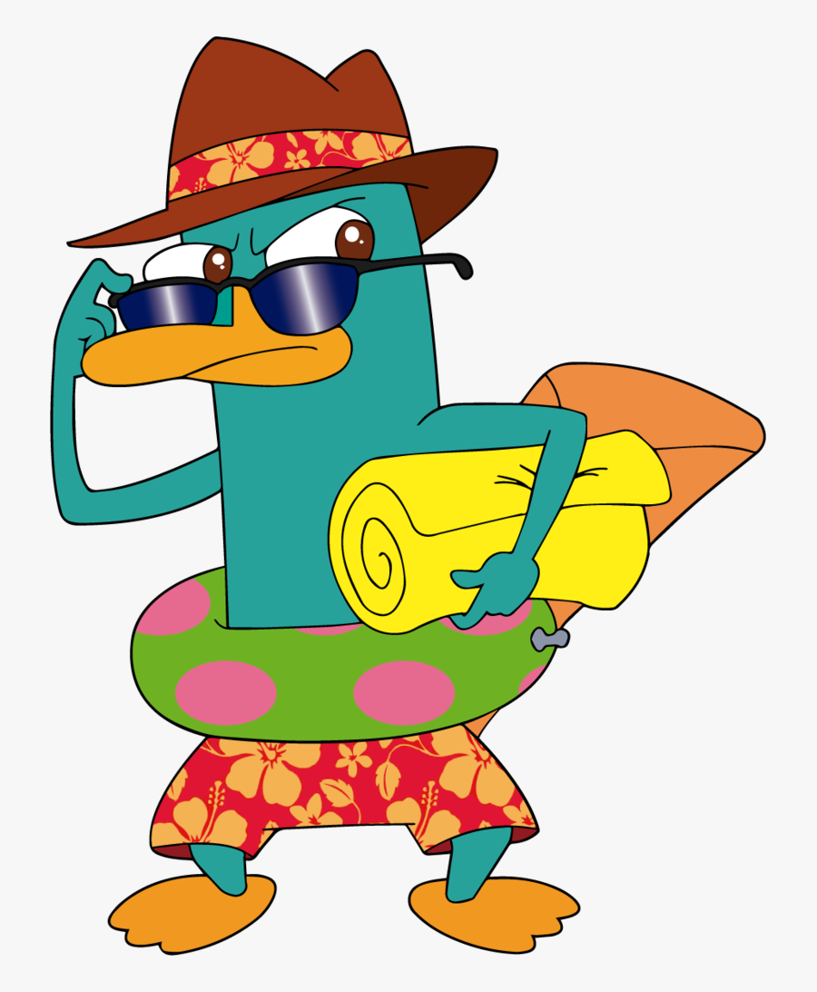 Sunglasses Clipart Summer Clothes - Perry The Platypus Summer, Transparent Clipart