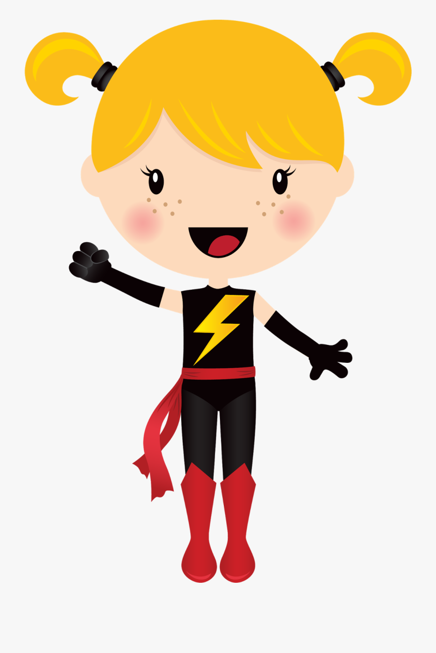 4th Grade Dynamic Duo - Superhero Clipart Miss Marvel, Transparent Clipart