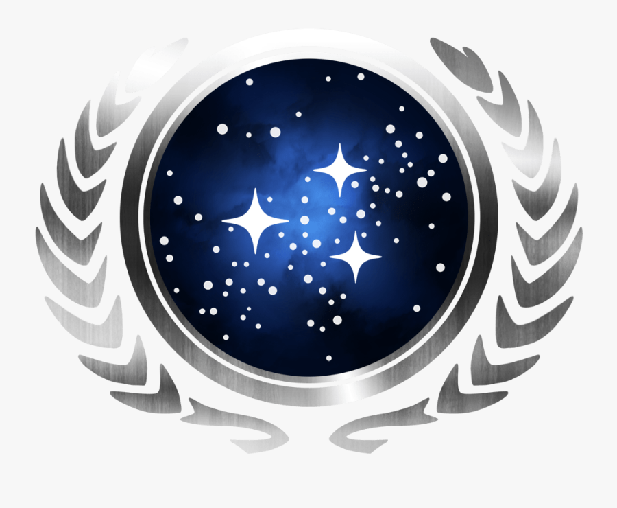 Star Trek Federation Symbol - Star Trek Federation Logo Png, Transparent Clipart