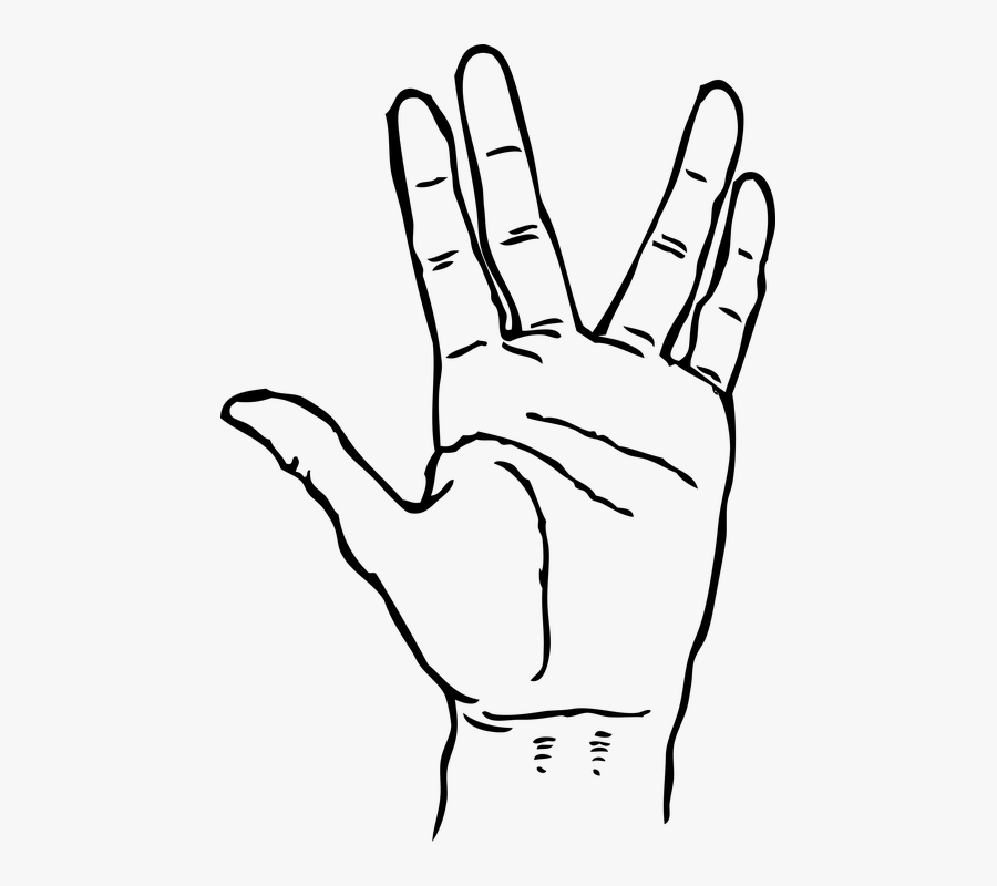 Star Trek Las Vegas Convention - Hand Clip Art, Transparent Clipart