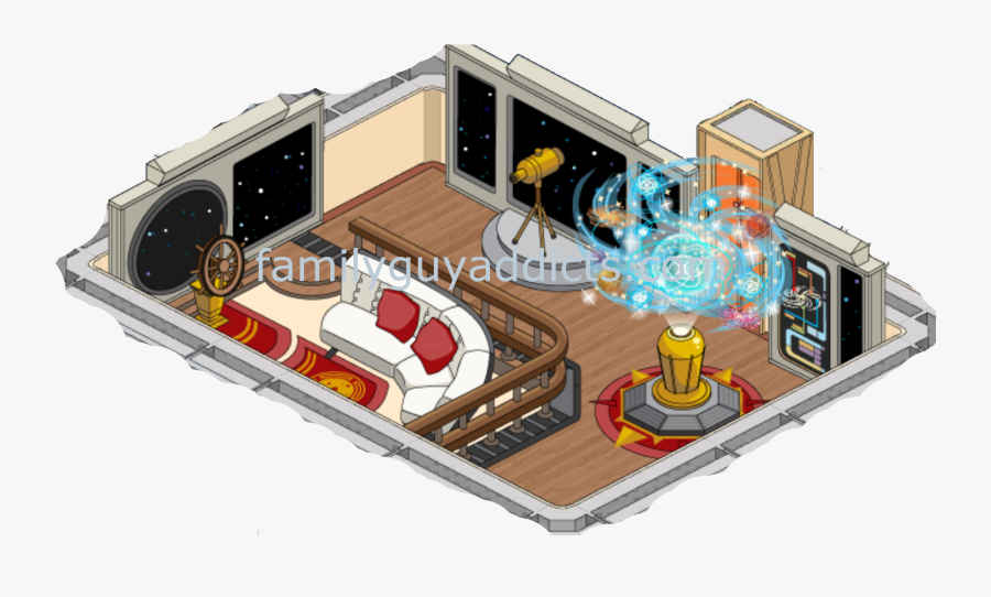 Transparent Star Trek Clipart - Observation Lounge Enterprise D, Transparent Clipart