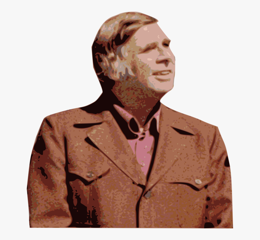 Art,jaw,gentleman - Gene Roddenberry, Transparent Clipart