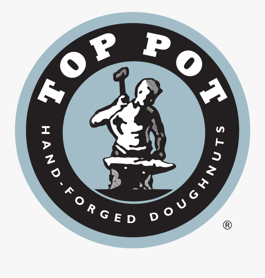Top Pot Donuts Logo, Transparent Clipart