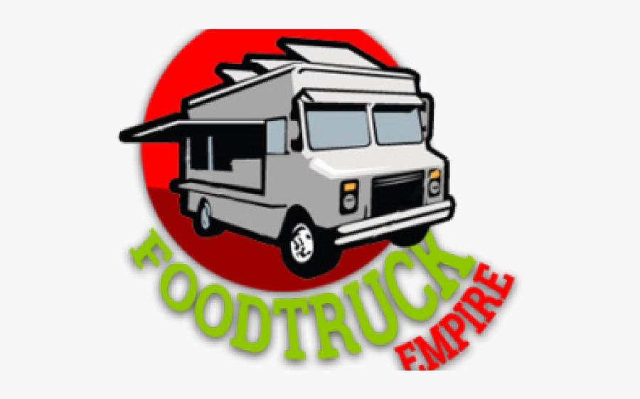 Cartoon Food Truck No Background, Transparent Clipart