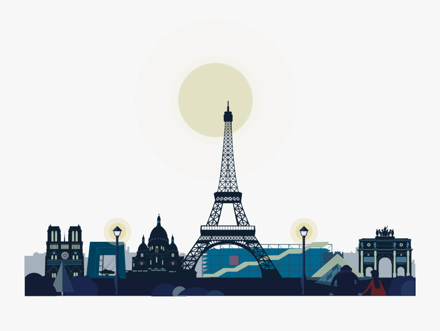Torre Eiffel Vector Png, Transparent Clipart