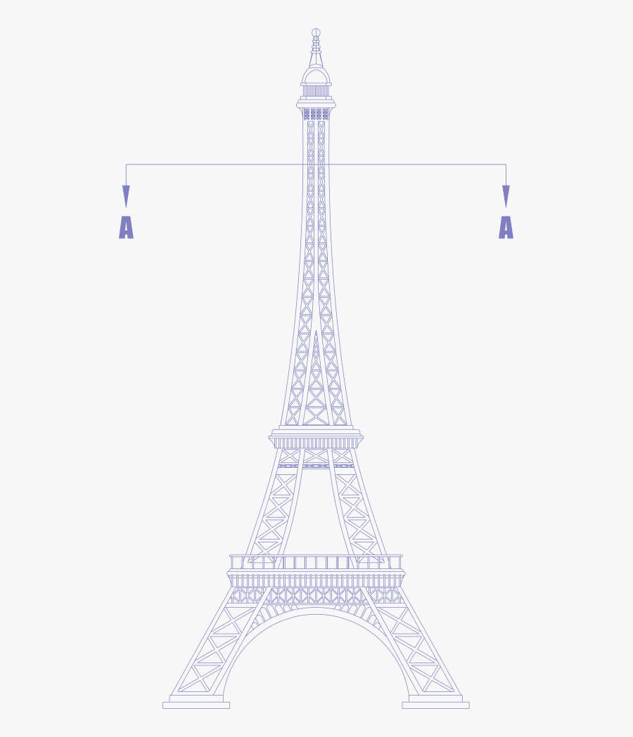 Transparent Eiffel Tower Drawing Png - Tower, Transparent Clipart