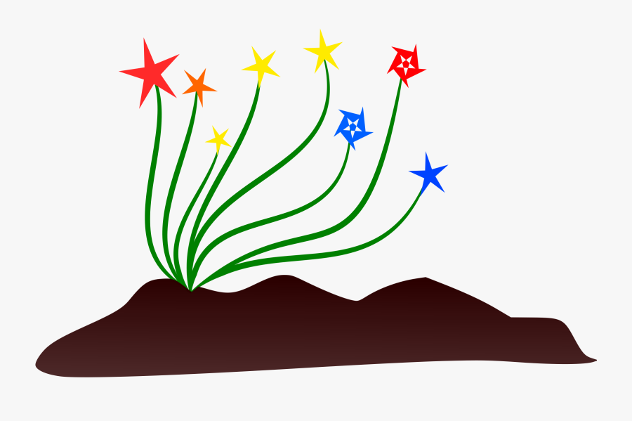 Star Tree - Clip Art, Transparent Clipart