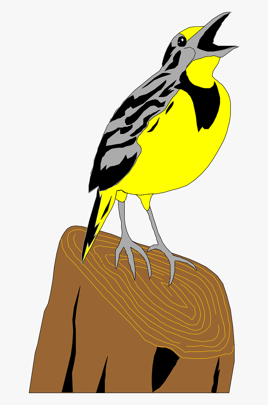Meadowlark Bird Lark Free Picture - Lark Clip Art, Transparent Clipart