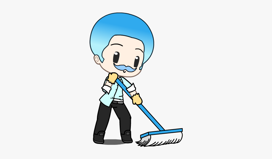 Janitor Bob From Gacha Life, Transparent Clipart