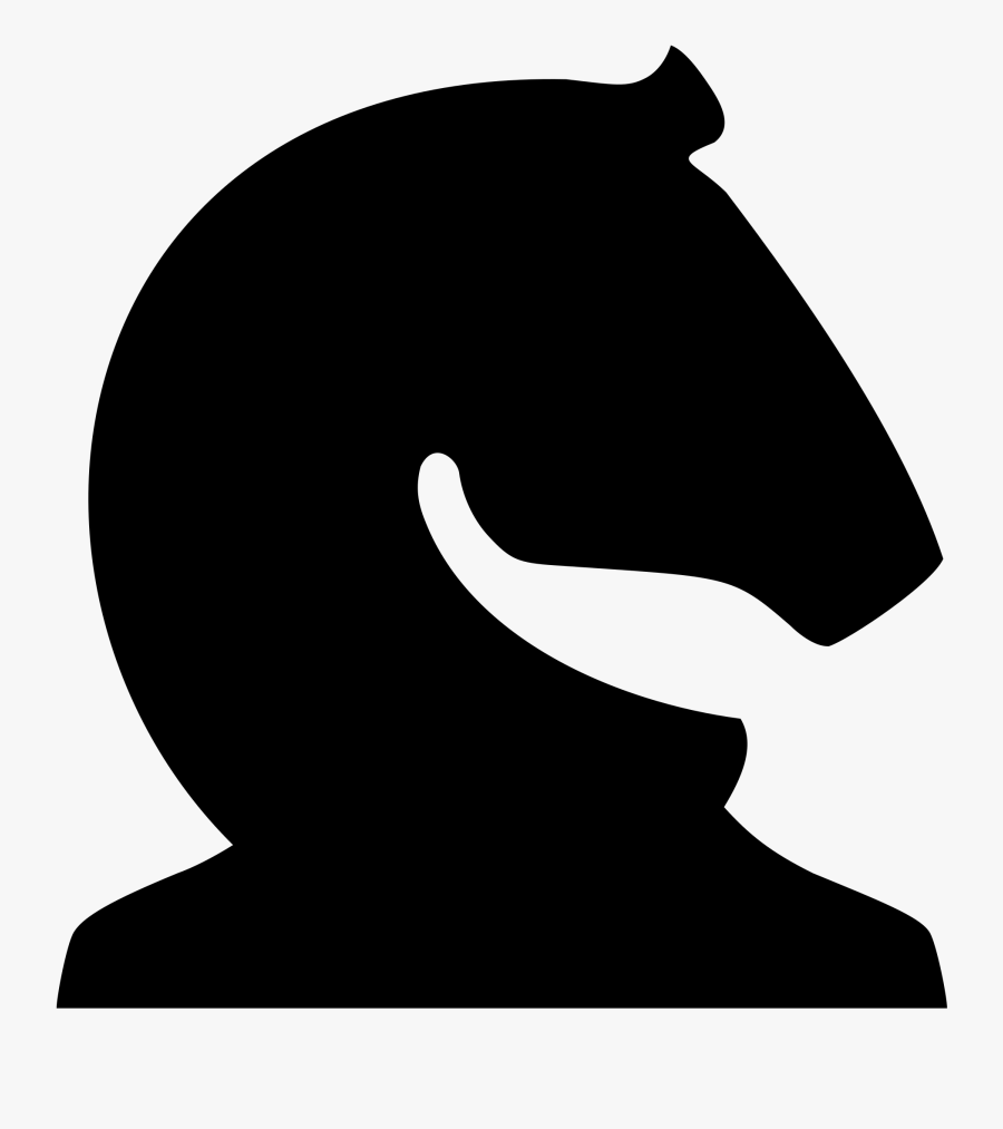 Chess Piece Silhouette - Knight Chess Clip Art, Transparent Clipart