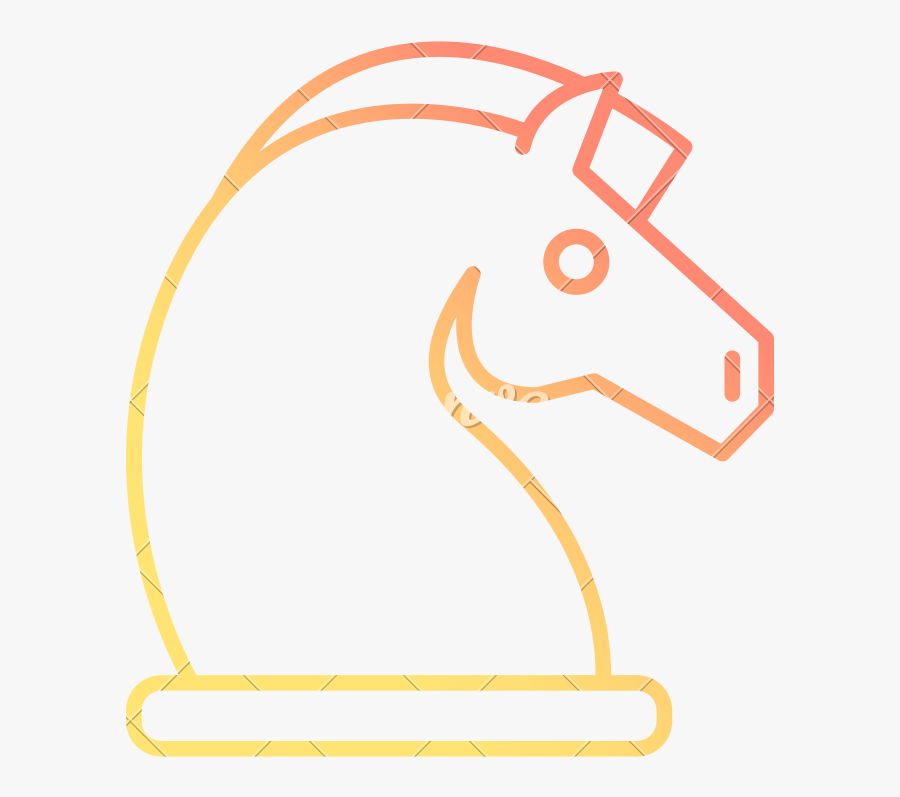 Knight Chess Piece Icon, Transparent Clipart