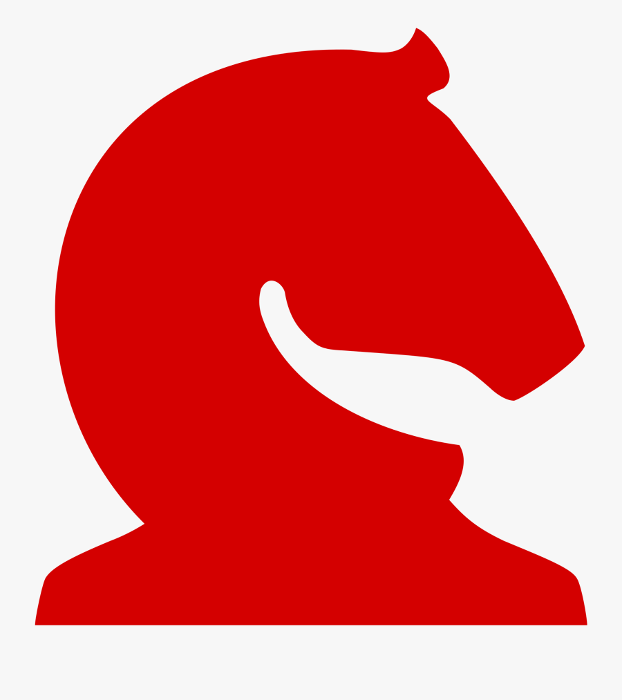 Chess Piece Silhouette - Red Chess Pieces Clipart, Transparent Clipart