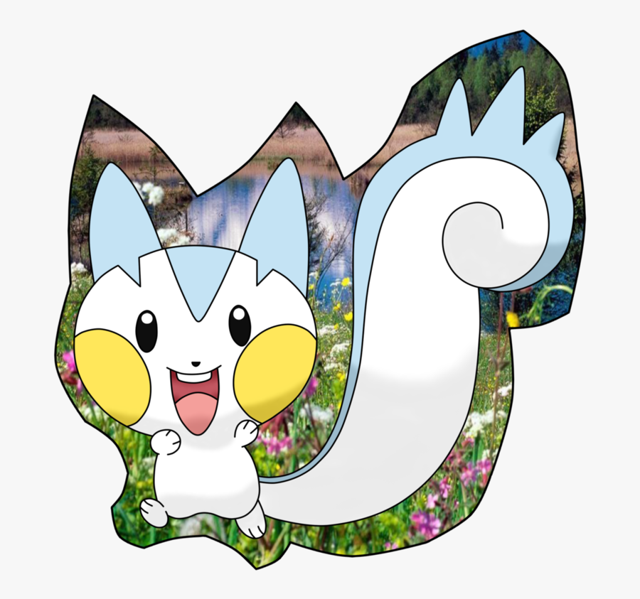 Pachirisu In The Meadow By Blazingmoe44 - Cartoon, Transparent Clipart
