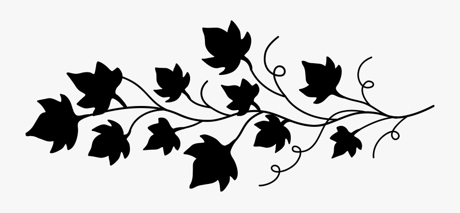 Common Grape Vine Clip Art Openclipart Free Content - Grape Vine Silhouette Transparent, Transparent Clipart