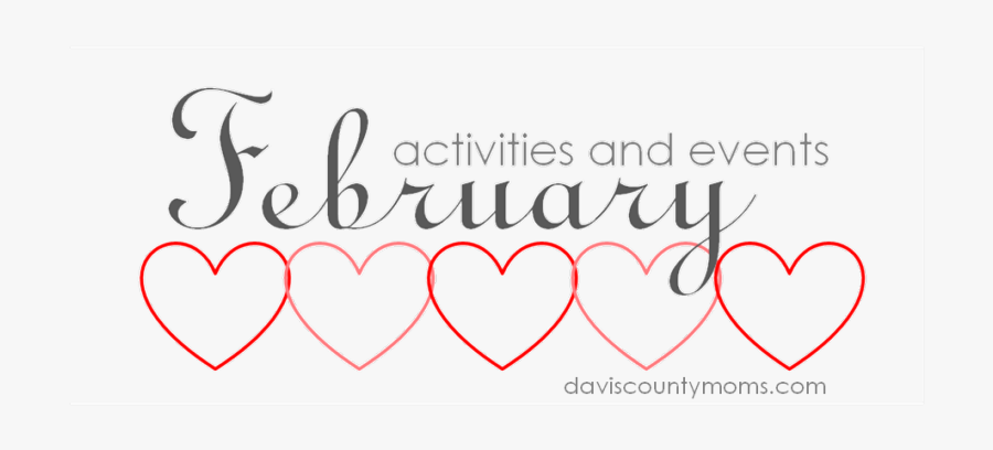 February - Heart, Transparent Clipart