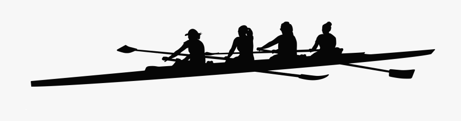 Rowing Download Png - Rowing Silhouette, Transparent Clipart
