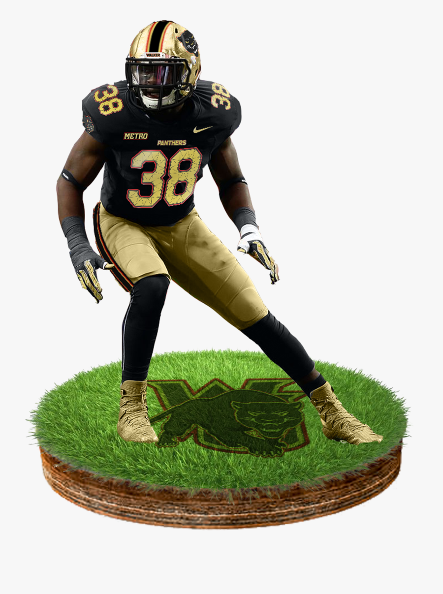 Transparent Panther Football Clipart - Kick American Football, Transparent Clipart