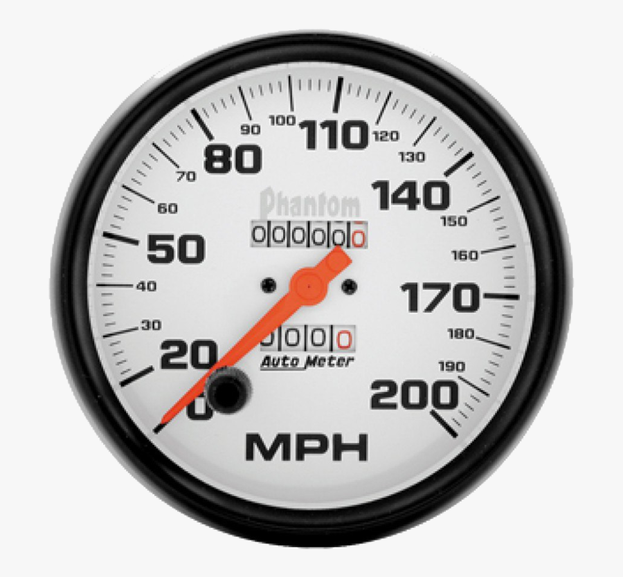 Speedometer Png File - Electeic Fuel Pressure Gauge, Transparent Clipart