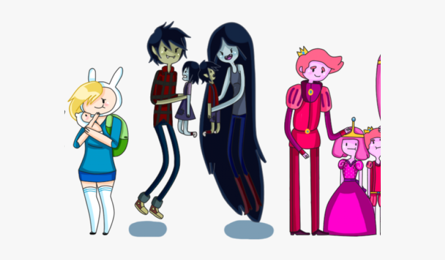 People Adventure Time Style, Transparent Clipart