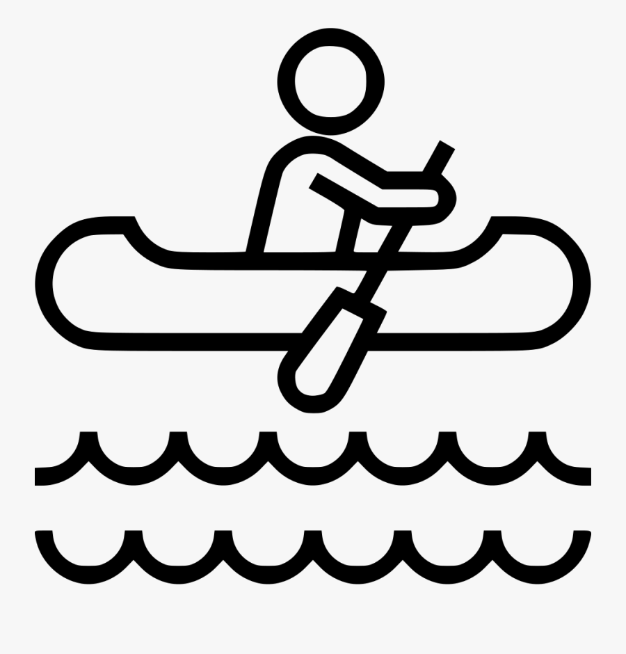Rowing Canoe - Paseo En Lancha Vector, Transparent Clipart