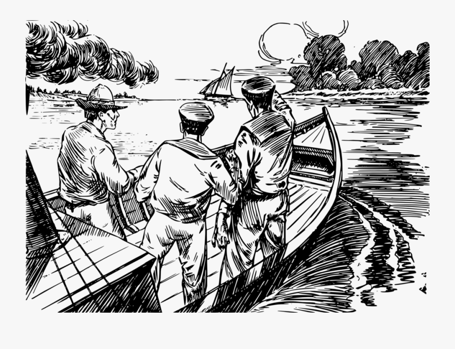Three Men In A Boat - Three Men In A Boat Novel, Transparent Clipart