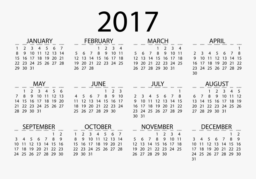 Big Image Png - Calendar 2019, Transparent Clipart