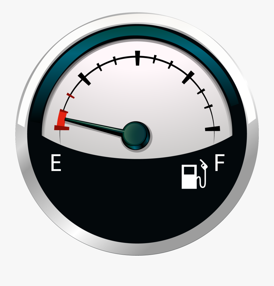 Car Fuel Gauge Gasoline - Words With The Letter L And M, Transparent Clipart