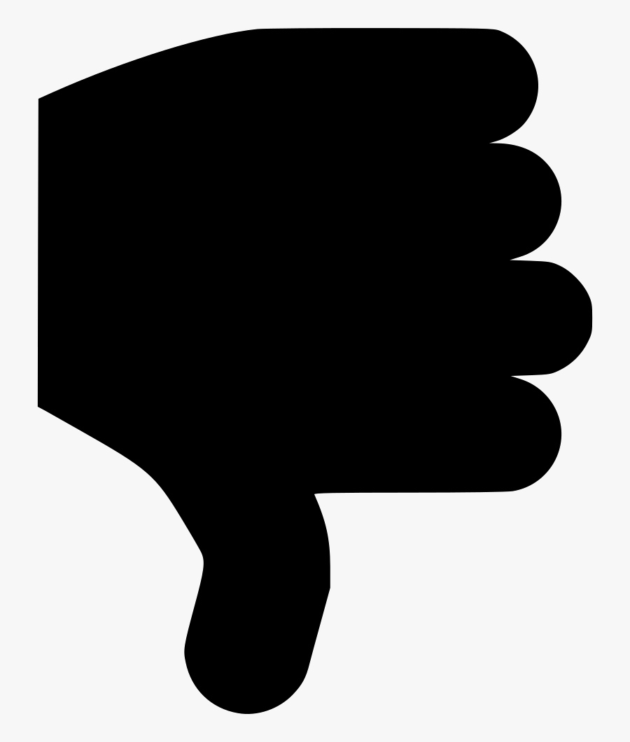 Thumb Down Bad Reputation Negative Result False Fail - Bad Icon Transparent Background, Transparent Clipart