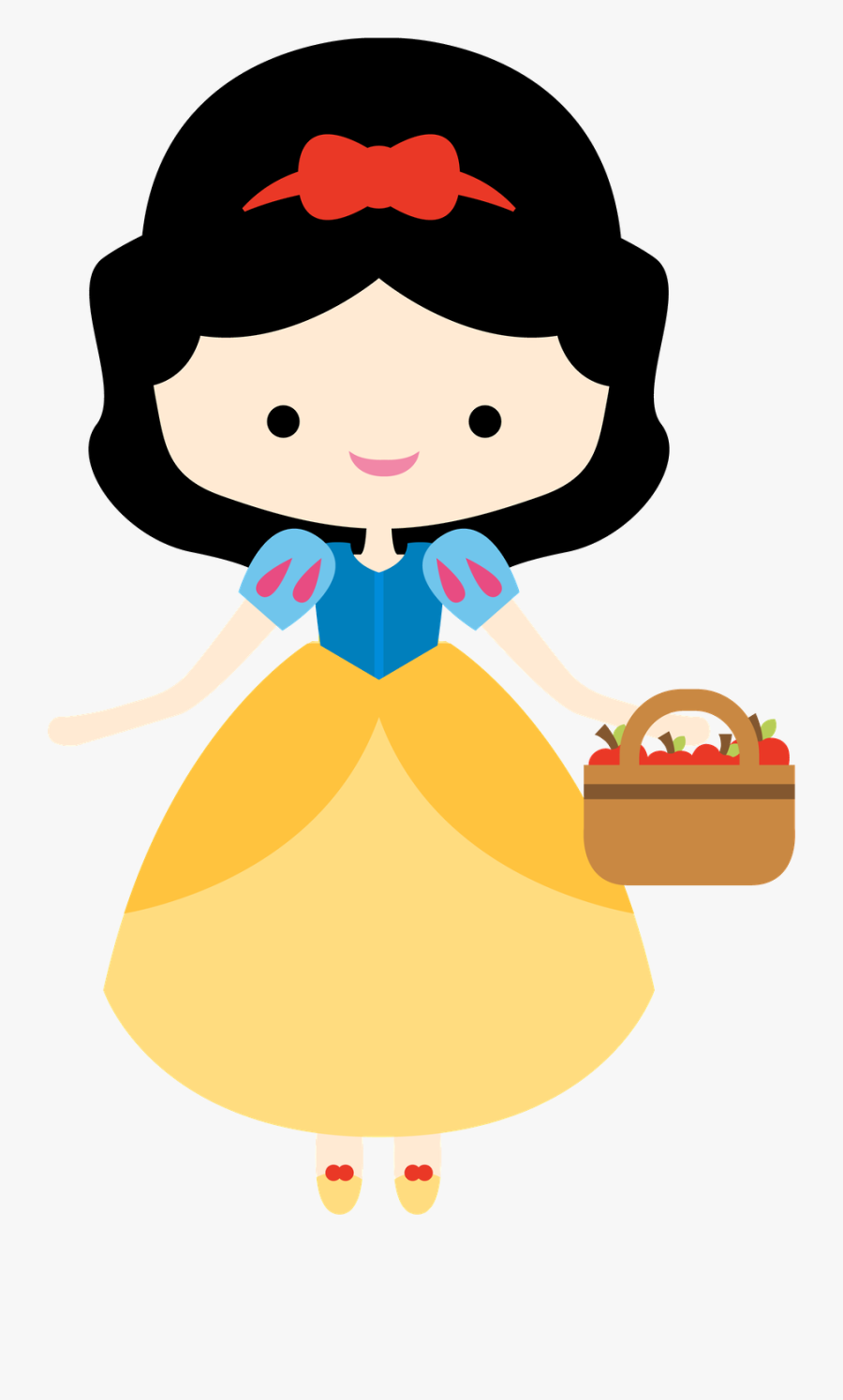 Clipart Baby Snow White - Cute Snow White Clipart, Transparent Clipart