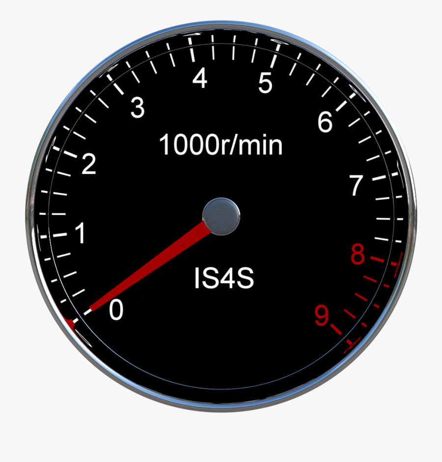 Speedometer - Car Tachometer Png, Transparent Clipart