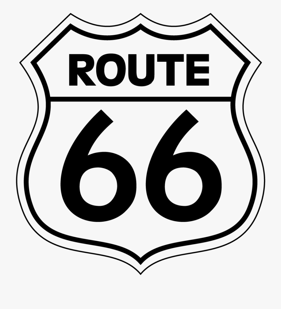 Clip Art Route 66 Clip Art - Route 66, Transparent Clipart