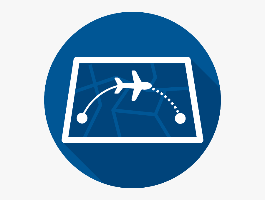 Transparent Route 66 Clipart - Blue Travel Icons, Transparent Clipart