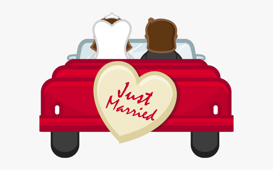 just married car png  free transparent clipart  clipartkey