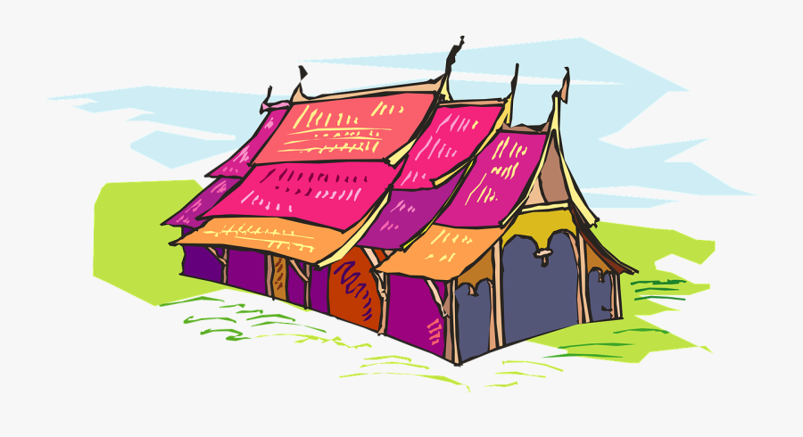 Tent, Colored, Circus, Entertainment, Carnival - Circus, Transparent Clipart