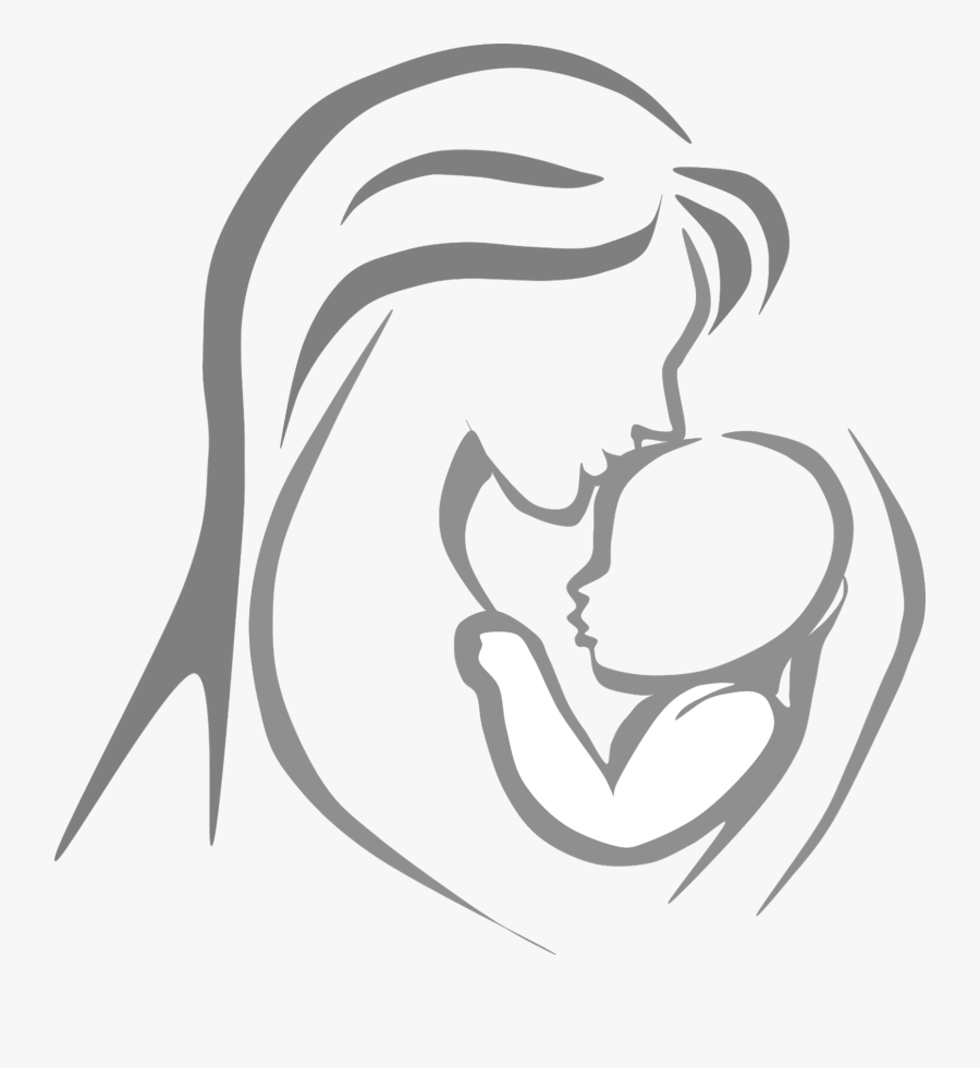 Clipart Mother And Child - Clip Art Mothers, Transparent Clipart