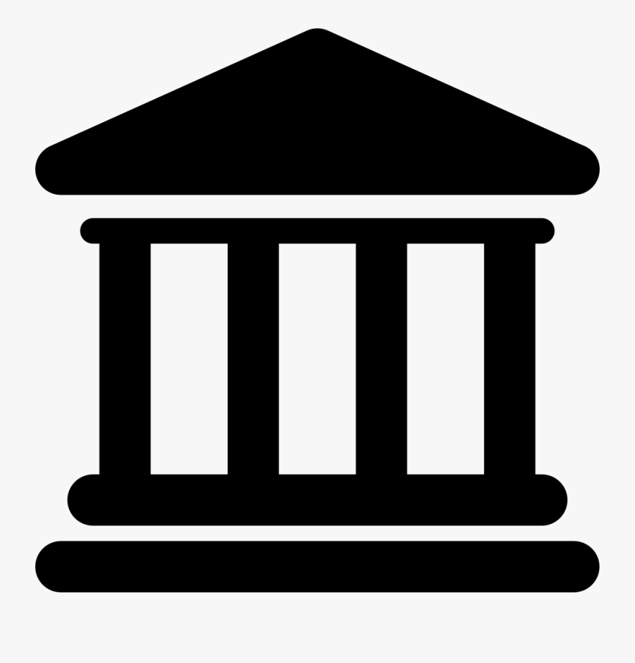 Father Daughter And Mother Vector - Bank Building Icon, Transparent Clipart