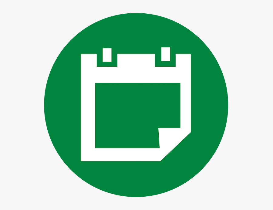 Mother/daughter Tea Saturday, September 29, 2018 4-6pm - Calendar Png Icon Green, Transparent Clipart