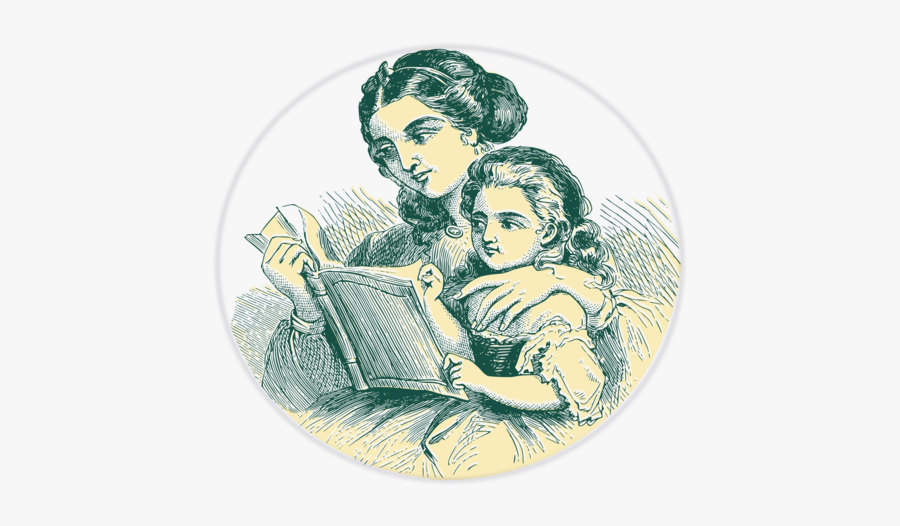 Mother Daughter Clipart, Transparent Clipart