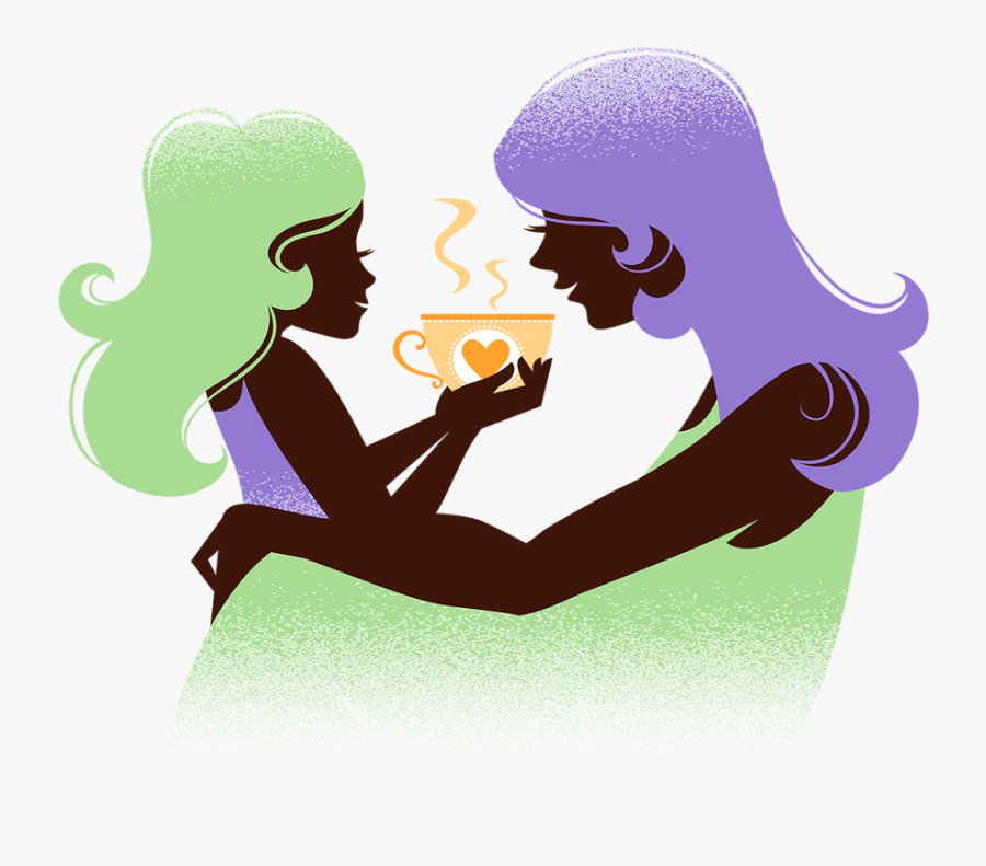 Mom And Me Tea - Mommy And Me Clip Art , Free Transparent Clipart
