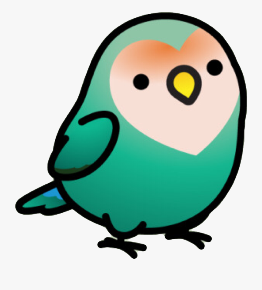 Transparent Tropical Birds Clipart - Kawaii Birds, Transparent Clipart